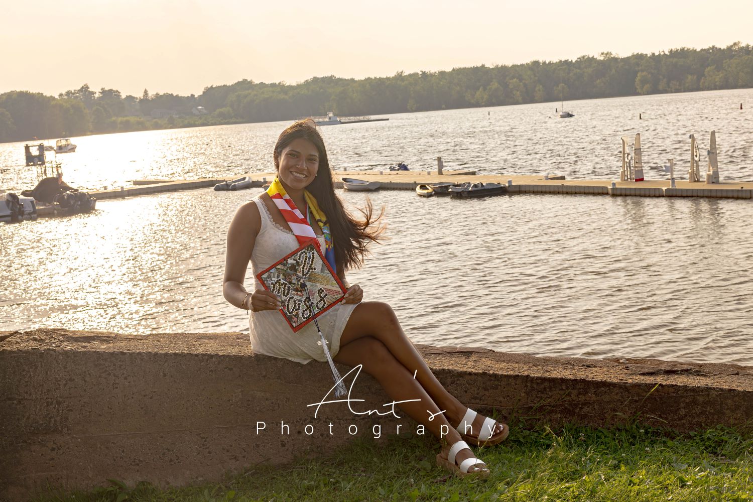 Graduation portrait session in Connecticut